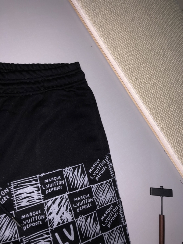 ブランドハーフパンツ素材ディテール